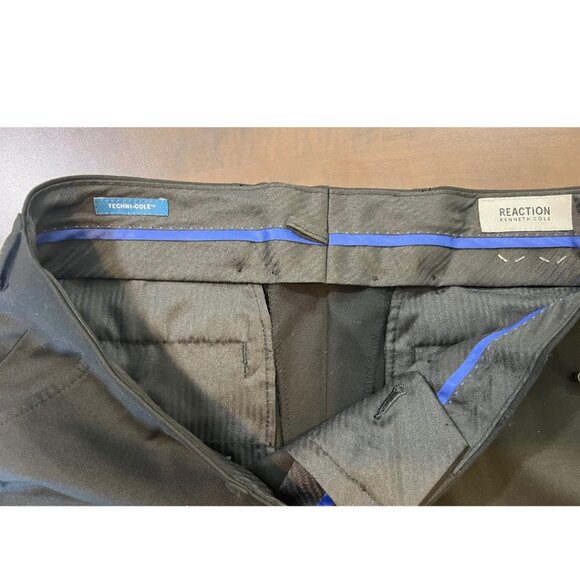 NWT Reaction Kenneth Cole Modern Fit Flex Suit Pants Techni-Cole Comfort Waist - Picture 6 of 9